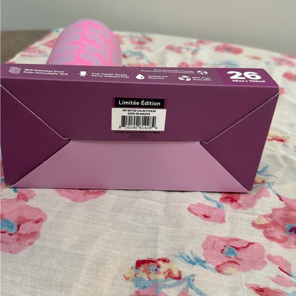 Limited Edition- Hydrapeak Active 26oz Water Bottle Set - Pink - Picture 7 of 7